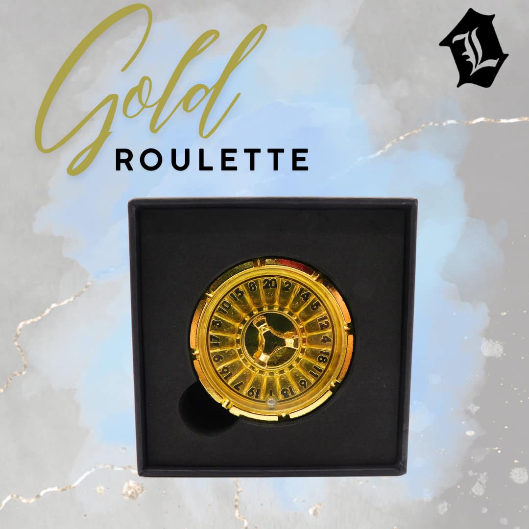 GOLD ROULETTE WHEEL D20