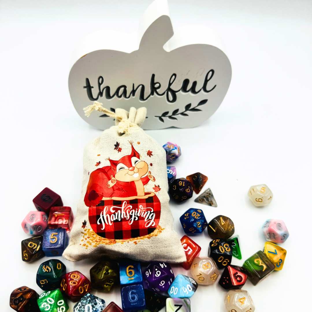 FALL THEMED BAG-O-DICE