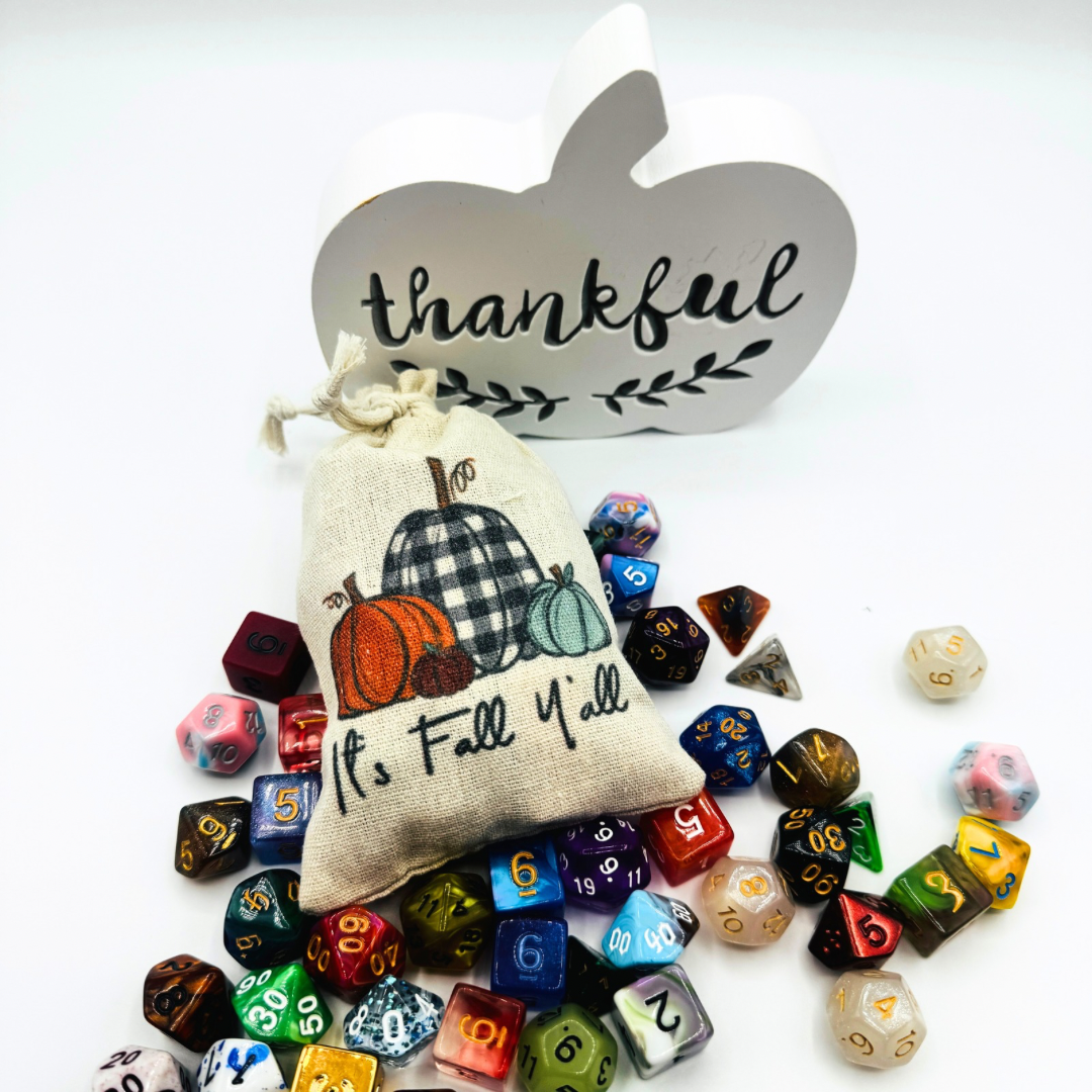 FALL THEMED BAG-O-DICE