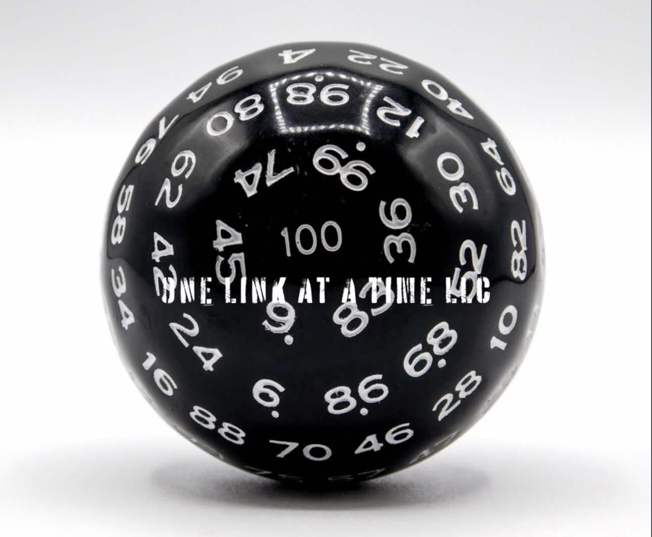 BLACK WITH WHITE INLAY ACRYLIC D100