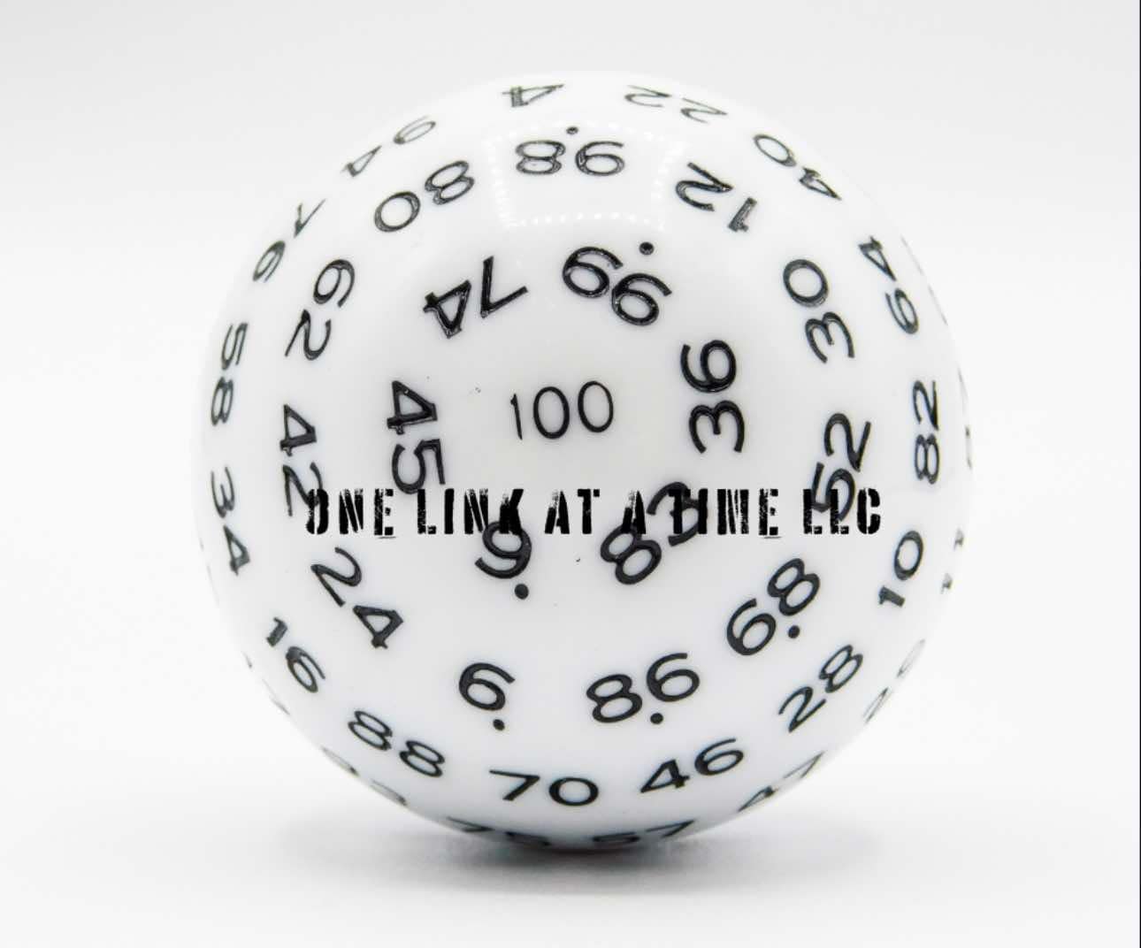 WHITE WITH BLACK INLAY ACRYLIC D100