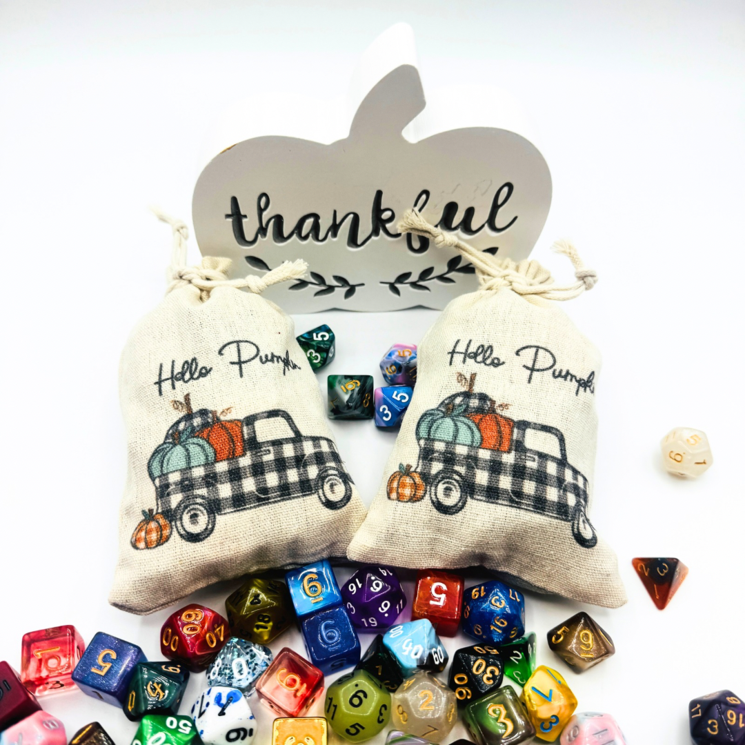 FALL THEMED BAG-O-DICE