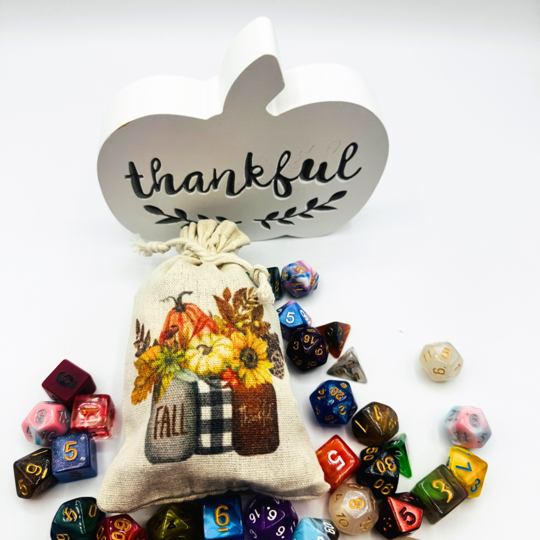 FALL THEMED BAG-O-DICE