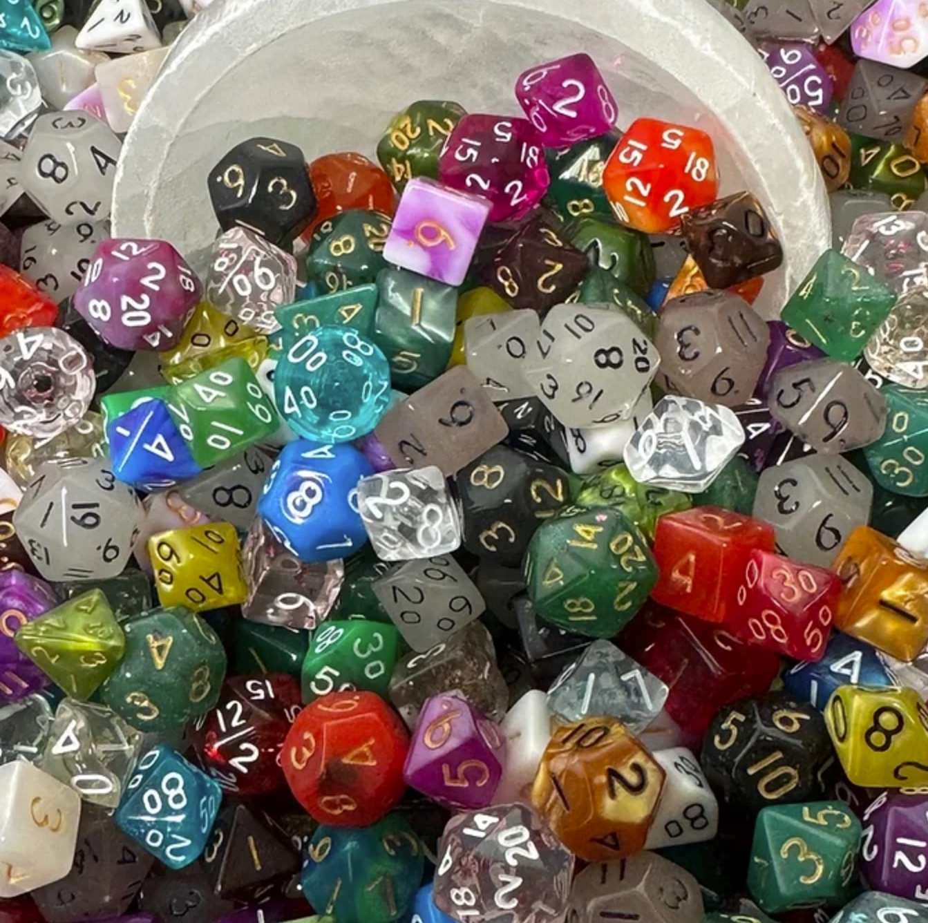 LOOSE MINI DICE SCOOPS