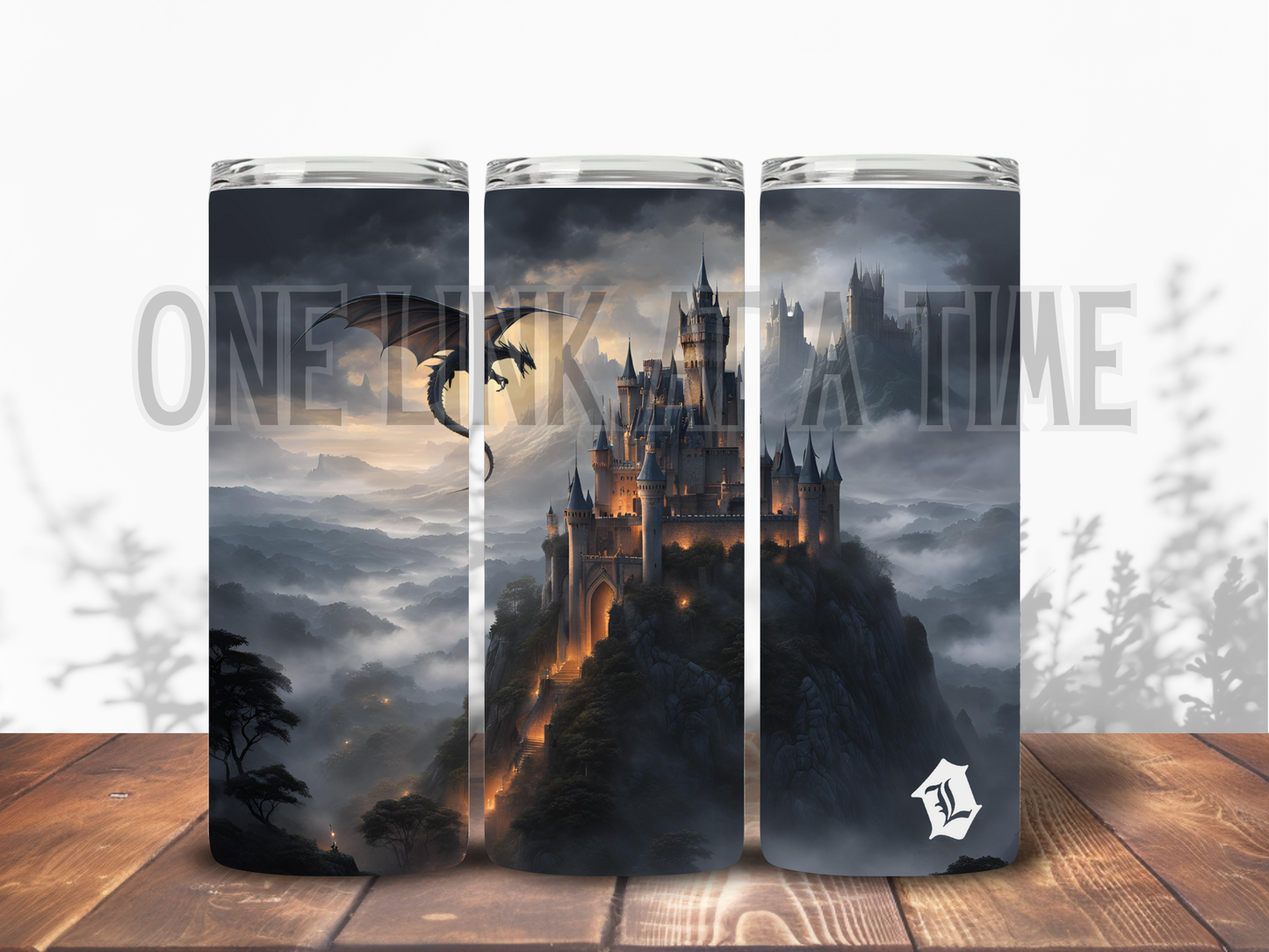 DRAGON & CASTLE BRANDED 20oz TUMBLER
