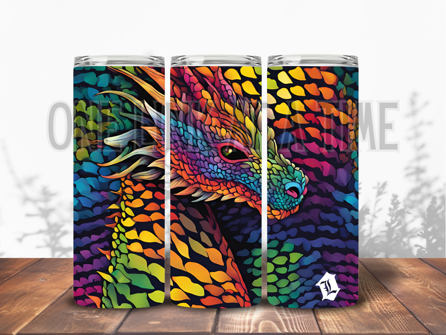 MOSAIC DRAGON BRANDED 20oz TUMBLER