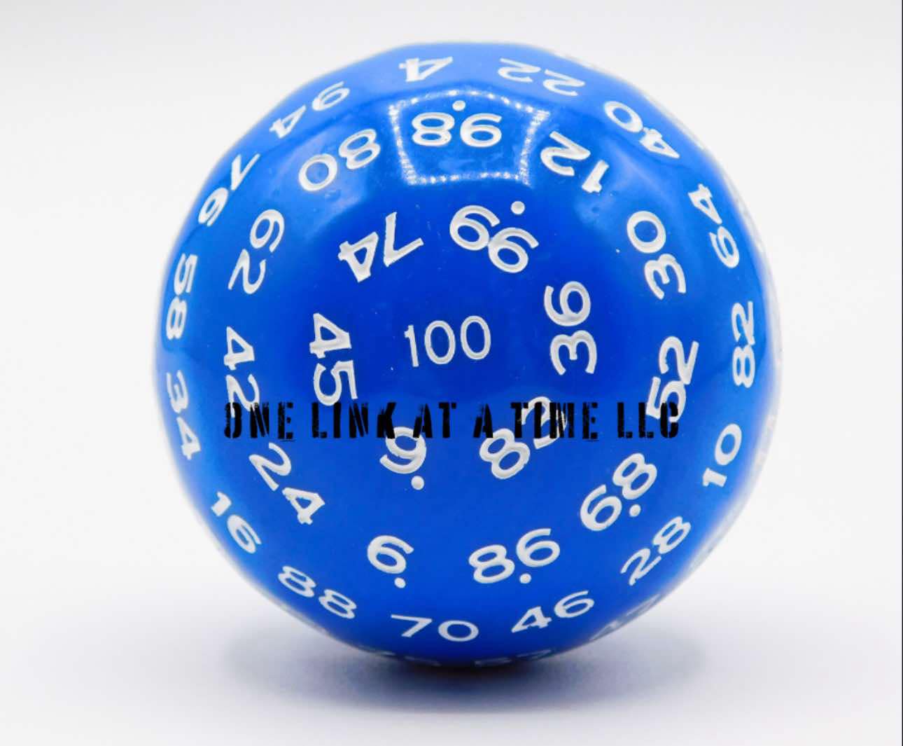 BLUE WITH WHITE INLAY ACRYLIC D100