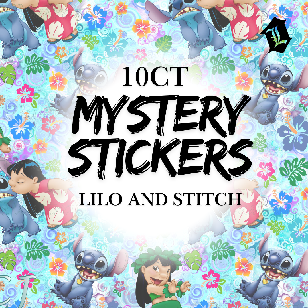 MYSTERY THEMED STICKER PACK [10CT] - LILO AND STITCH