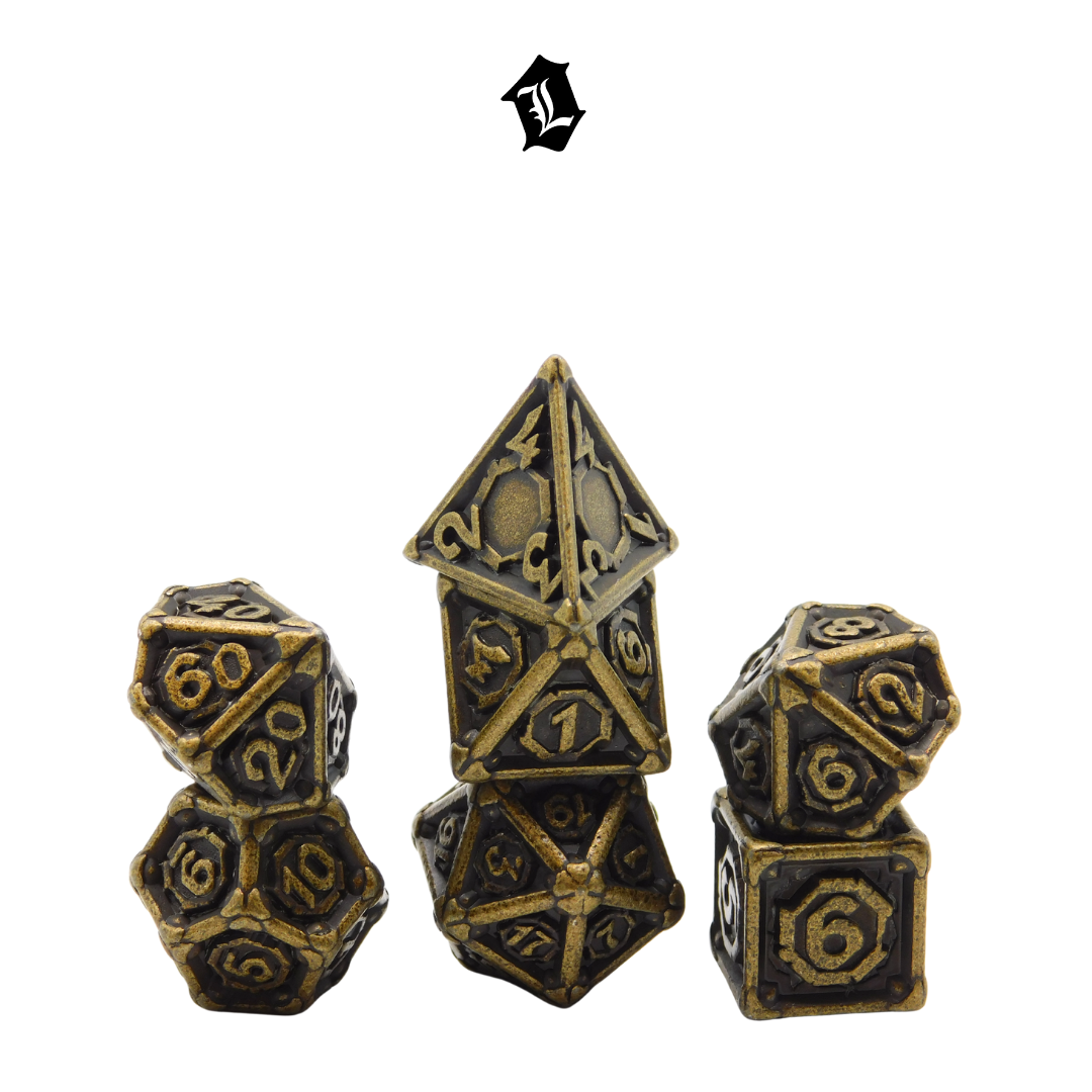 [STOLEN ARTIFACT] 7PC SOLID METAL DICE SET