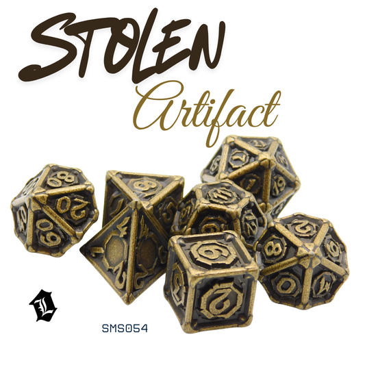 [STOLEN ARTIFACT] 7PC SOLID METAL DICE SET