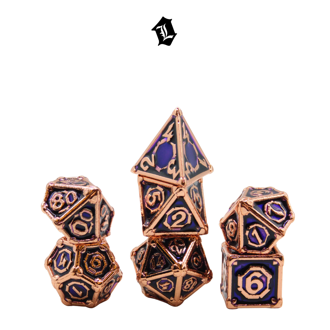 [FORGED PASSION] 7PC SOLID METAL DICE SET