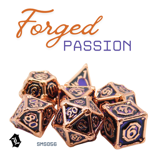 [FORGED PASSION] 7PC SOLID METAL DICE SET
