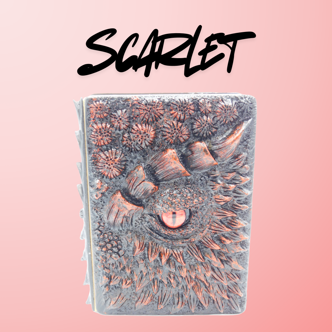 [SCARLET] EMBOSSED DRAGON JOURNAL