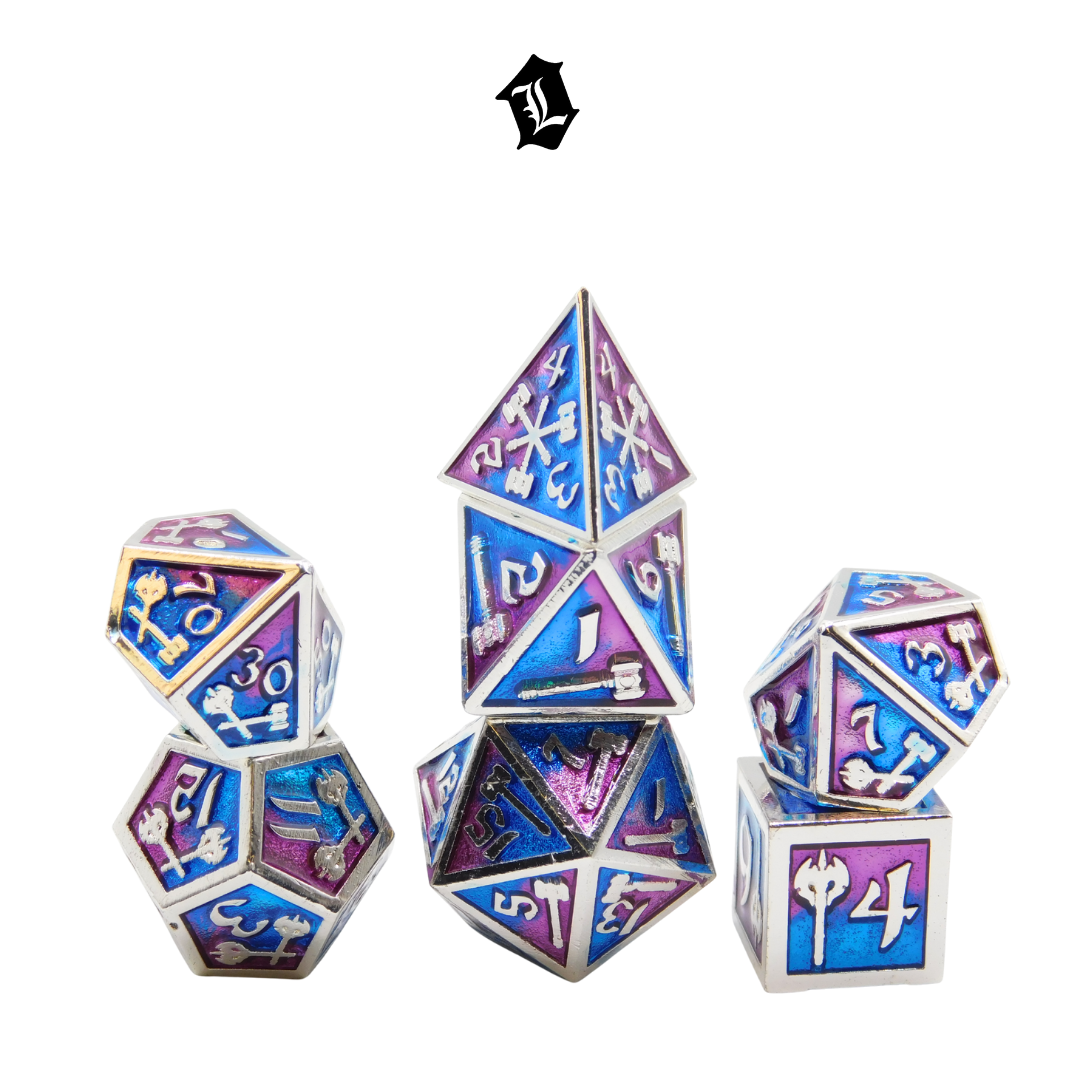 [ENGAGEMENT SEQUENCE] 7PC SOLID METAL DICE SET
