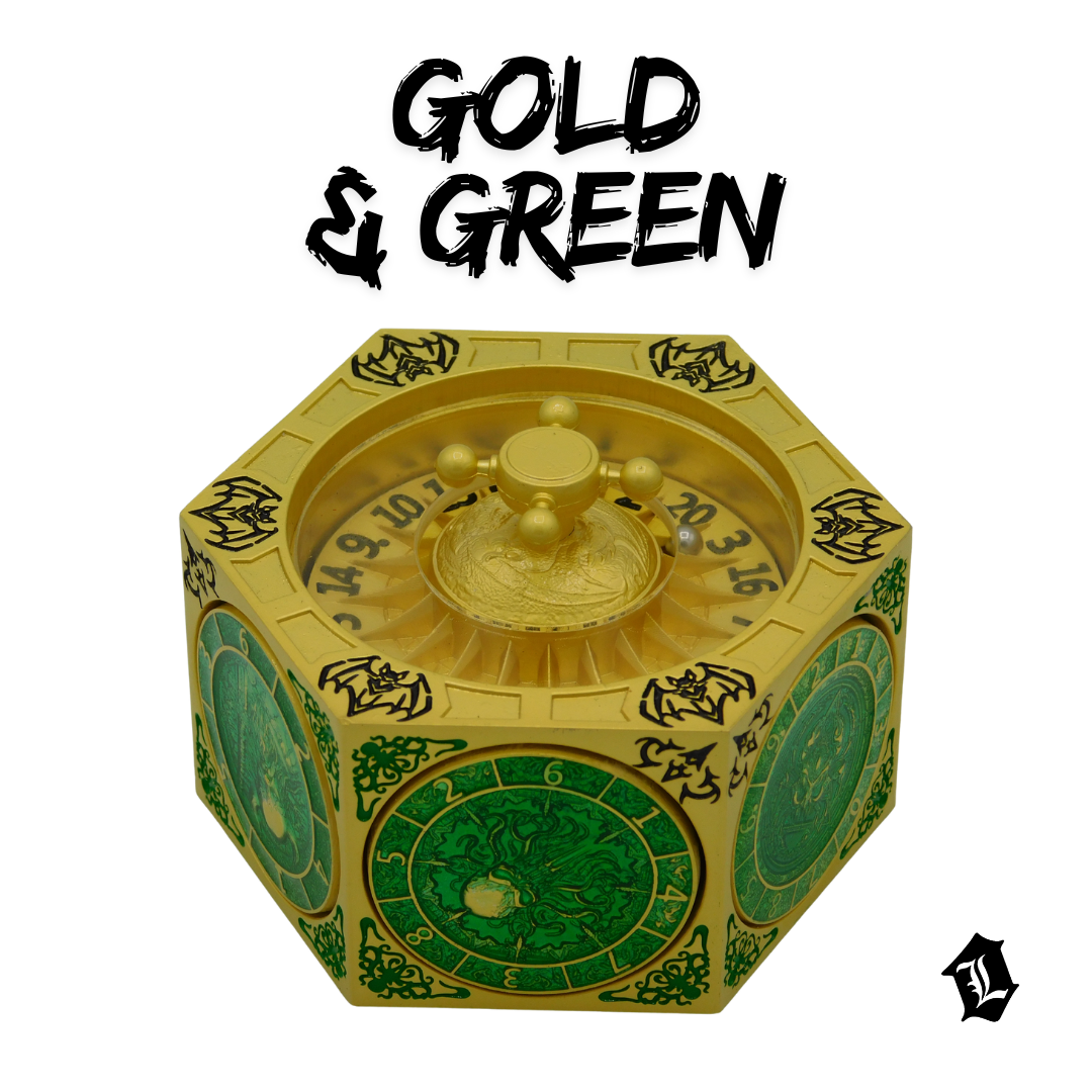 DELUXE ROULETTE WHEEL FULL SET OF DICE
