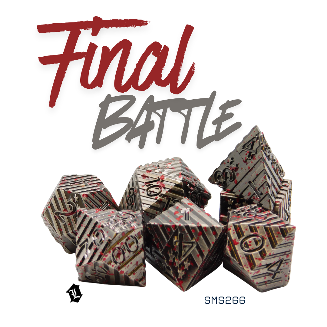 [FINAL BATTLE] 7PC SOLID METAL DICE SET