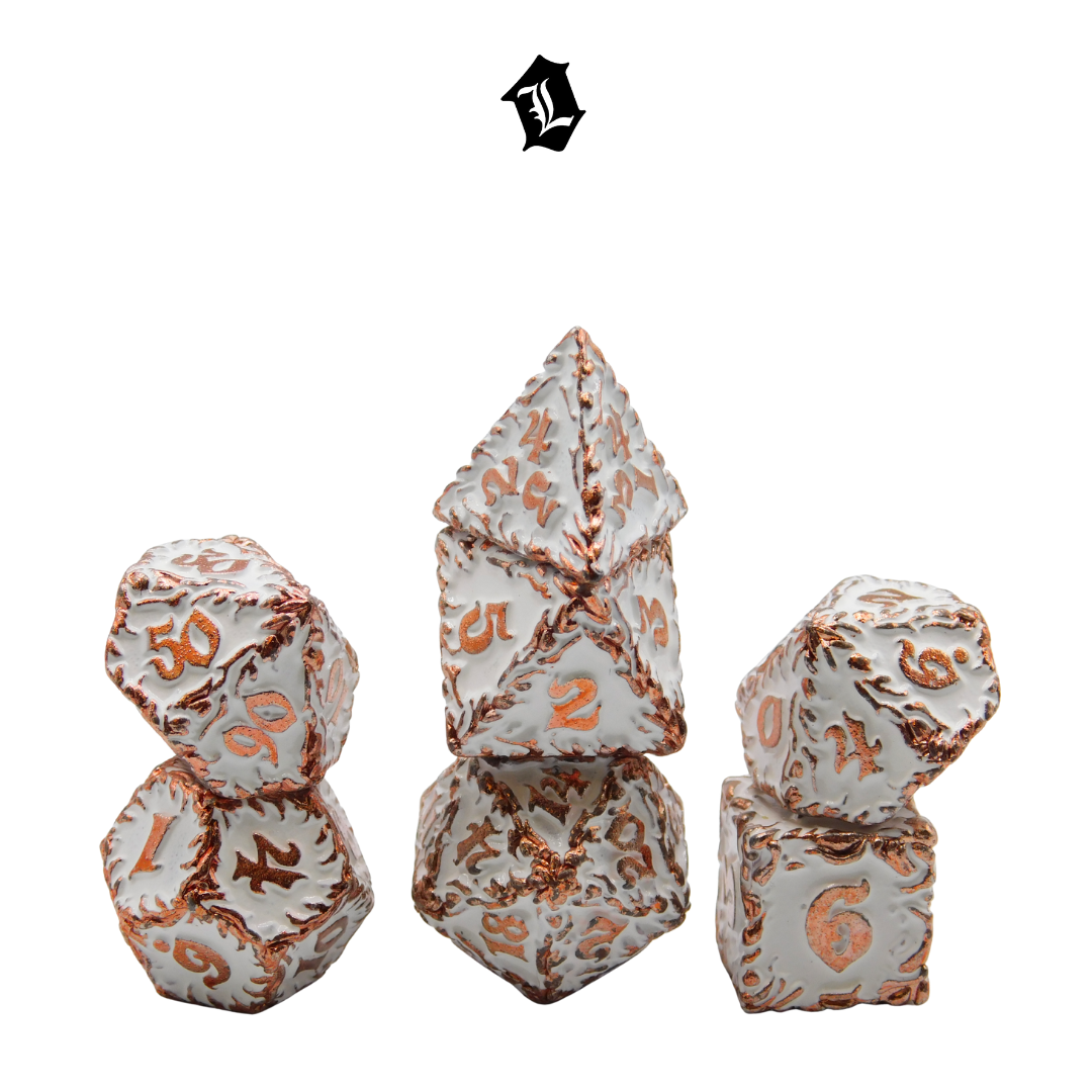 [WINTER SOLSTICE] 7PC SOLID METAL DICE SET