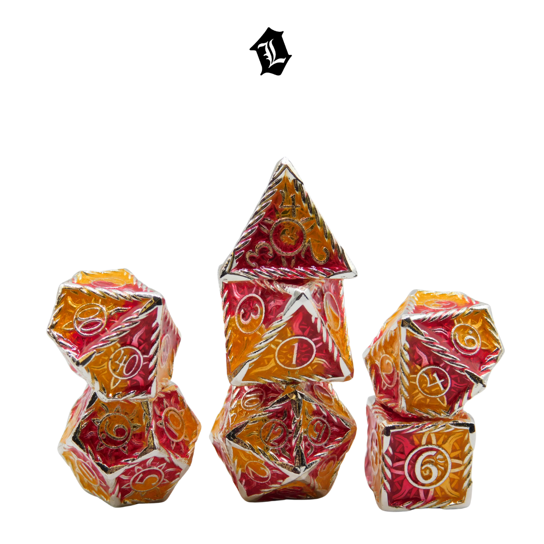 [IGNITION FORGE] 7PC SOLID METAL DICE SET