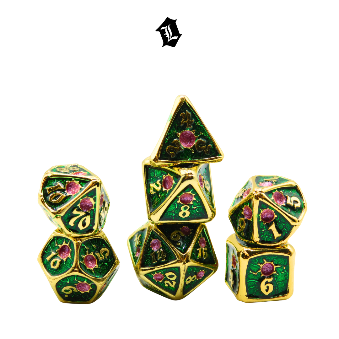 [WITCH OF THE WEST] 7PC SOLID METAL DICE SET