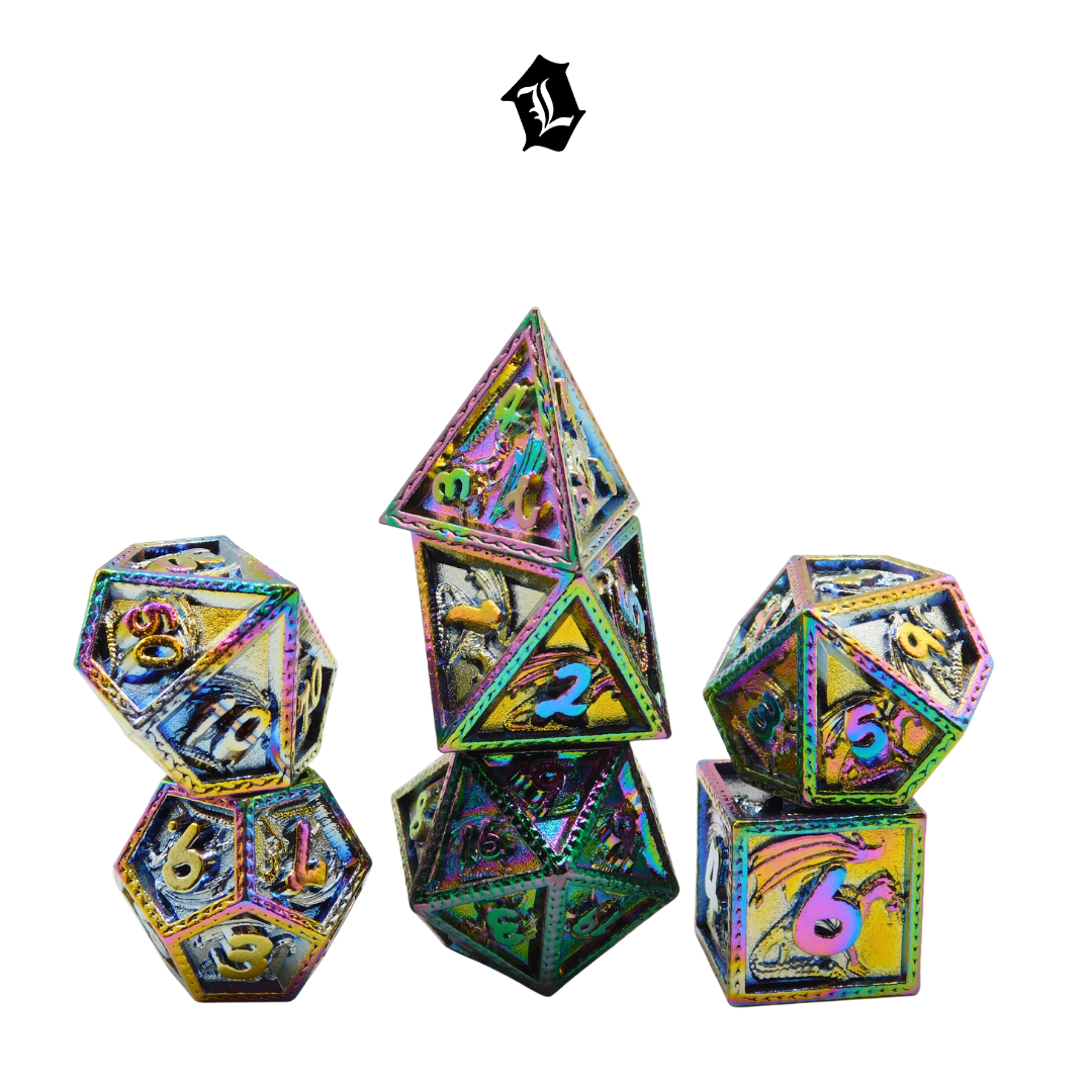 [WELCOME TO DERRY] 7PC SOLID METAL DICE SET