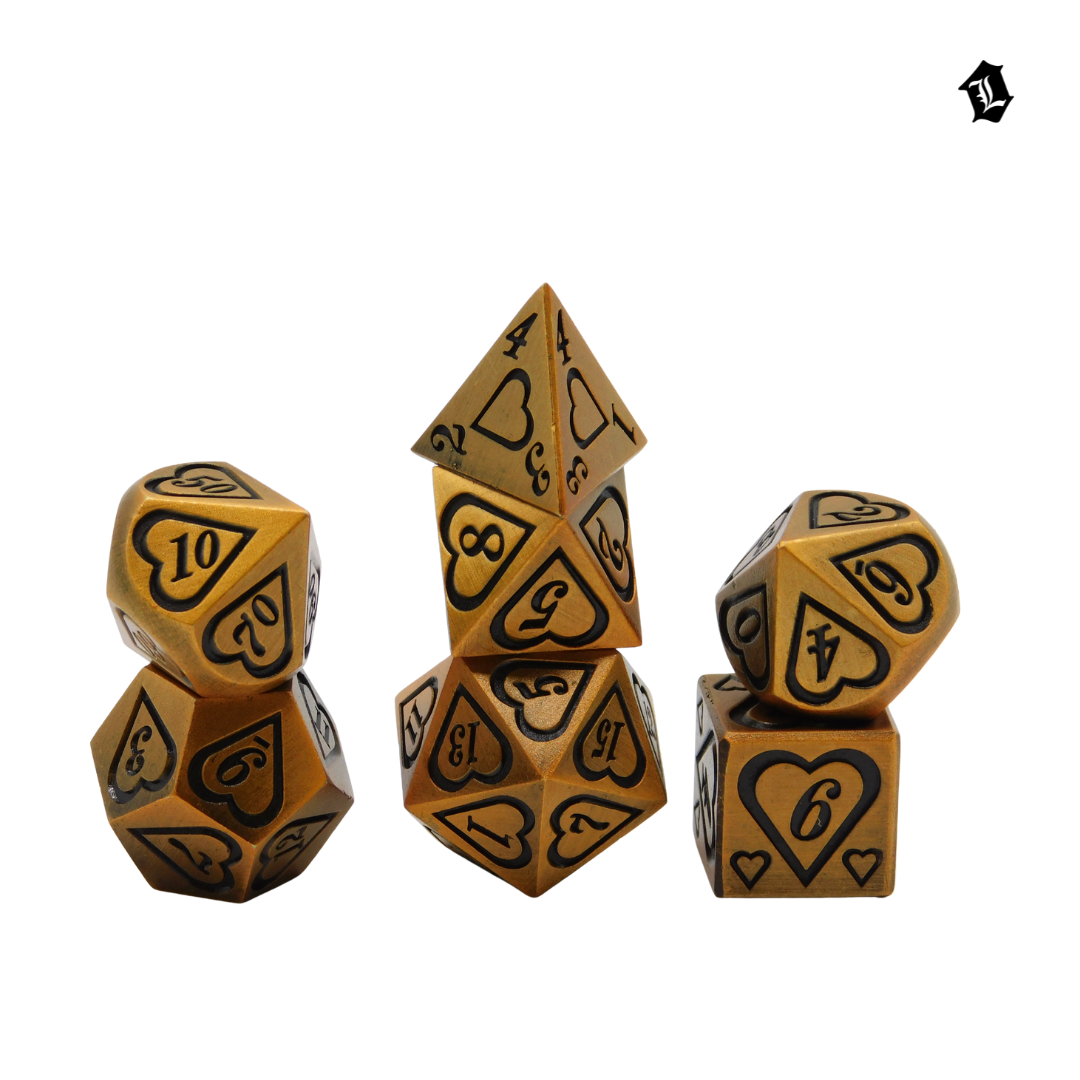 [KINGBREAKER OATH] 7PC SOLID METAL DICE SET