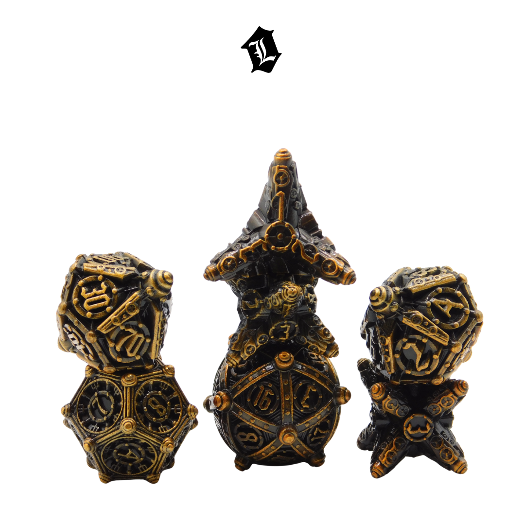 [TRIBAL LOYALTY] 7PC SOLID METAL DICE SET