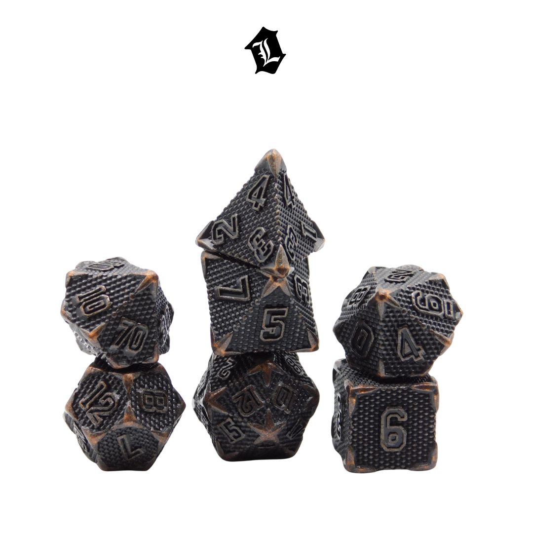 [SEALED PASSAGE] 7PC SOLID METAL DICE SET