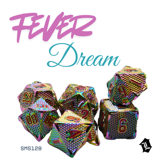 [FEVER DREAM] 7PC SOLID METAL DICE SET