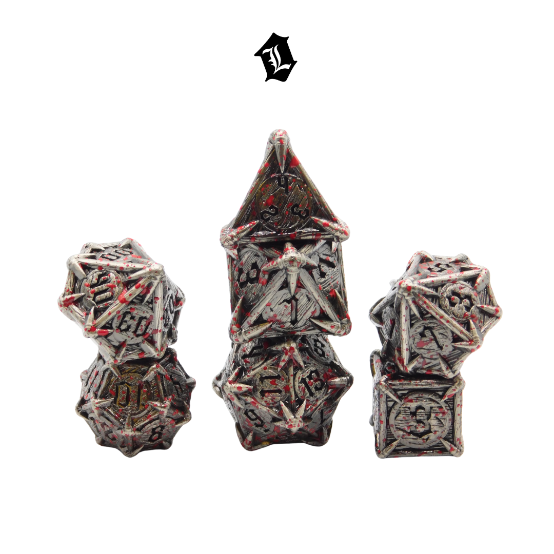 [ASTRAL CURSE] 7PC SOLID METAL DICE SET