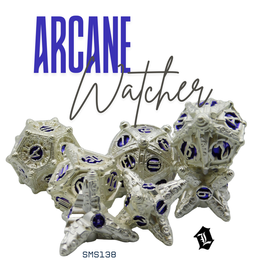 [ARCANE WATCHER] 7PC SOLID METAL DICE SET
