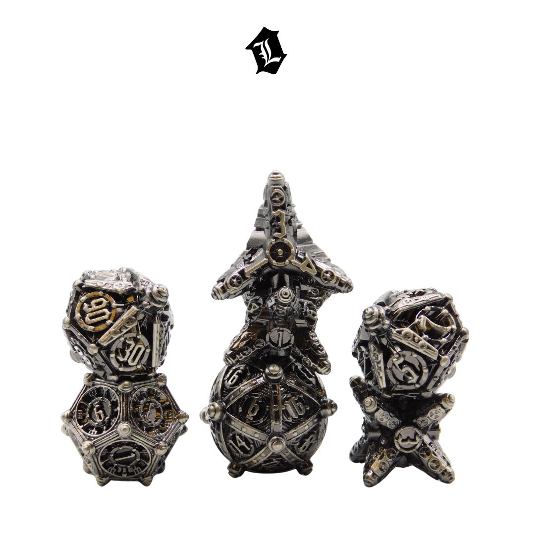 [ABANDONED RELIC] 7PC SOLID METAL DICE SET