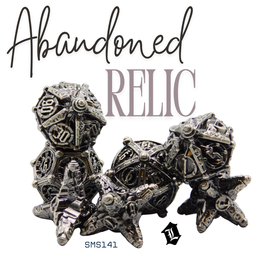 [ABANDONED RELIC] 7PC SOLID METAL DICE SET