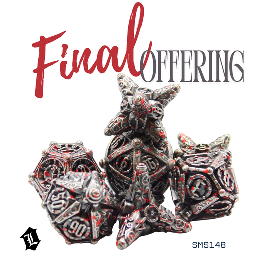 [FINAL OFFERING] 7PC SOLID METAL DICE SET