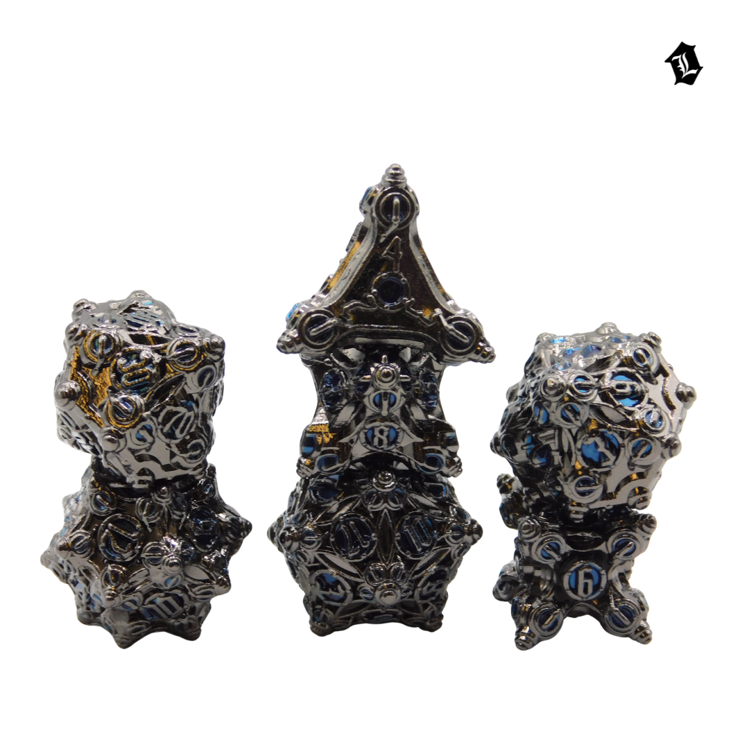[GRAVEBOUND OATH] 7PC SOLID METAL DICE SET