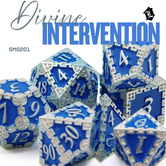 [DIVINE INTERVENTION] 7PC SOLID METAL DICE SET