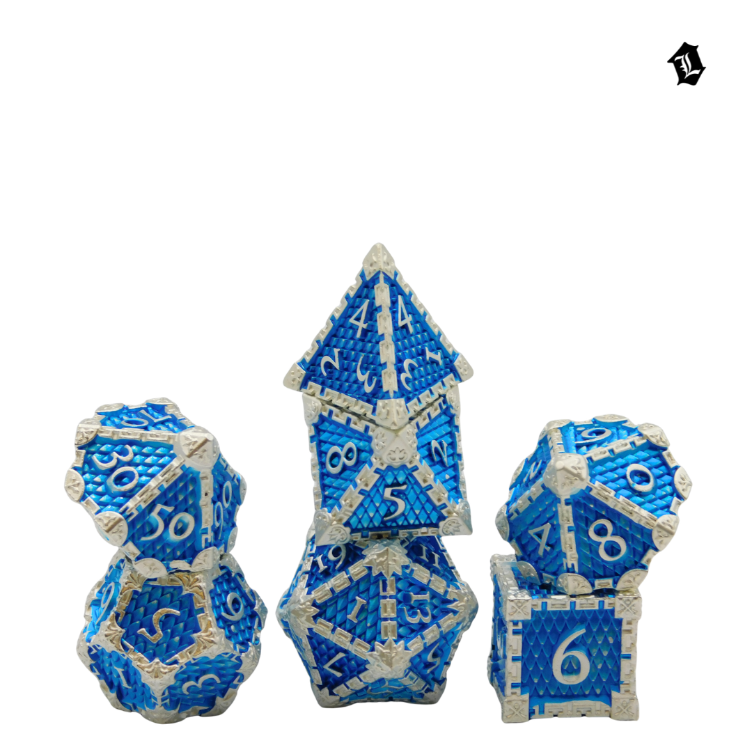 [MYSTIC ACCORD] 7PC SOLID METAL DICE SET