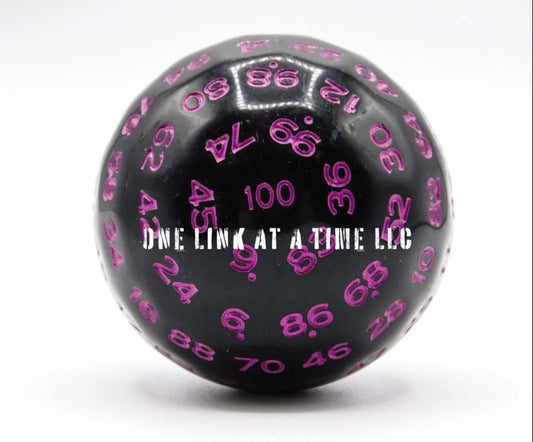BLACK WITH PURPLE INLAY ACRYLIC D100