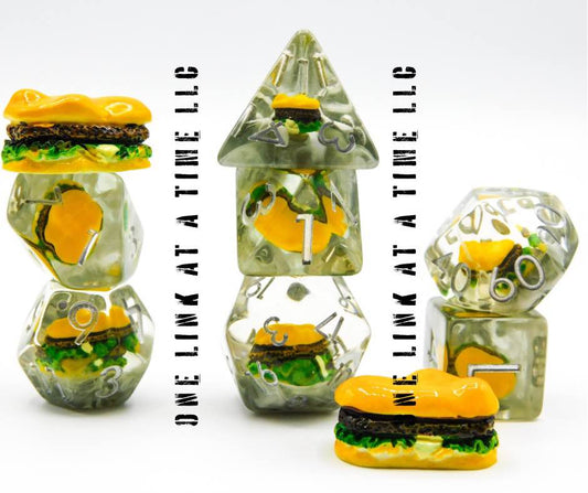 [SUB SANDWICH/HOAGIE] RESIN DICE SET