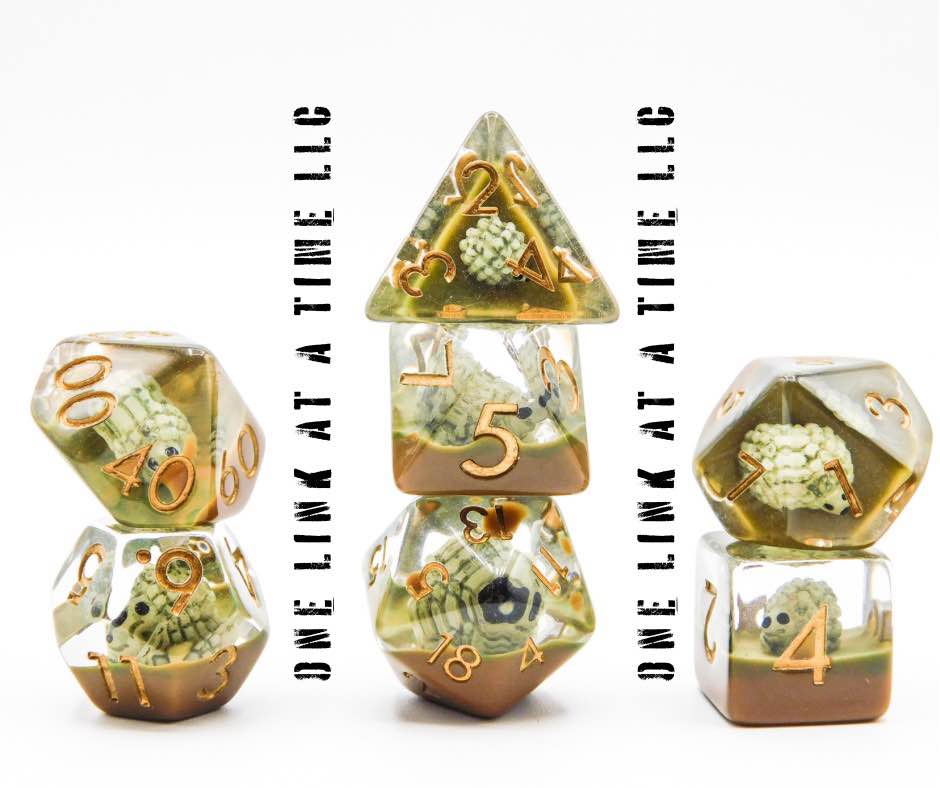 [HEDGEHOG] RESIN DICE SET