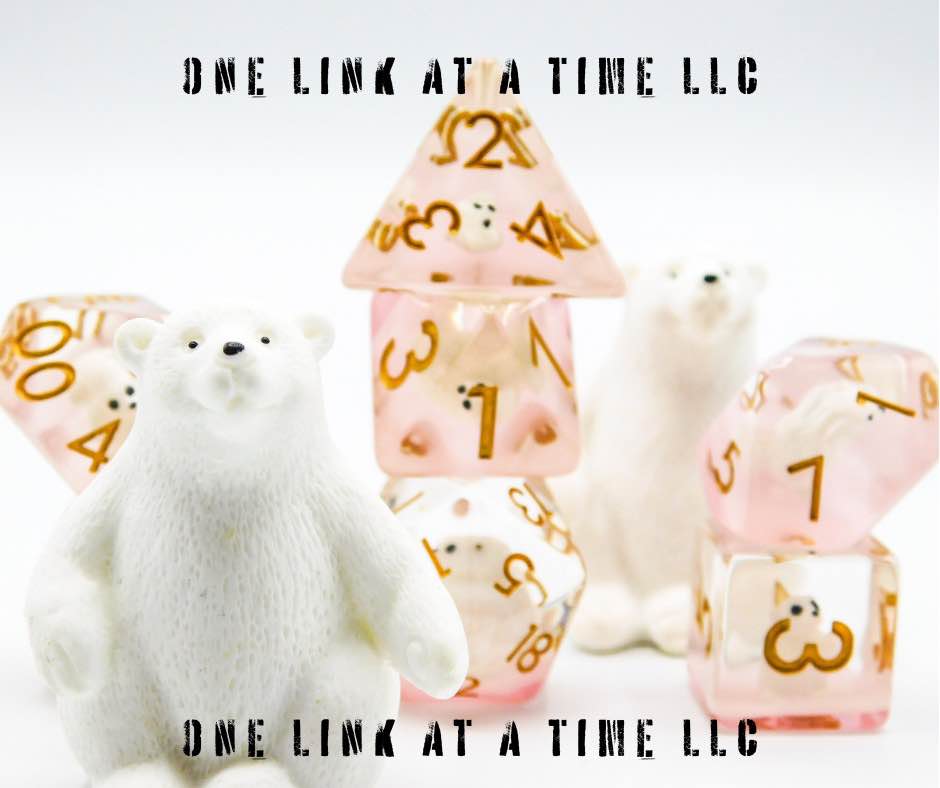 [POLAR BEAR] RESIN DICE SET