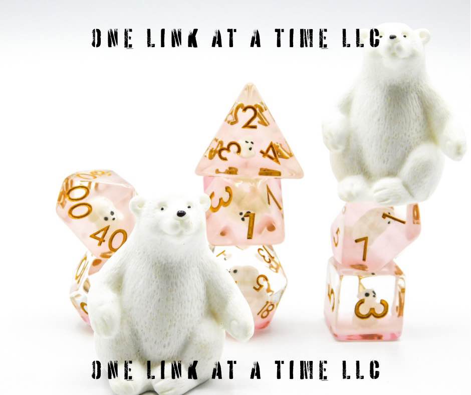 [POLAR BEAR] RESIN DICE SET