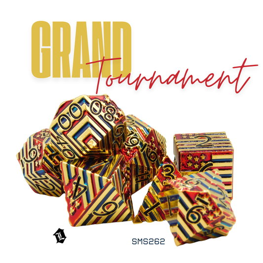 [GRAND TOURNAMENT] 7PC SOLID METAL DICE SET