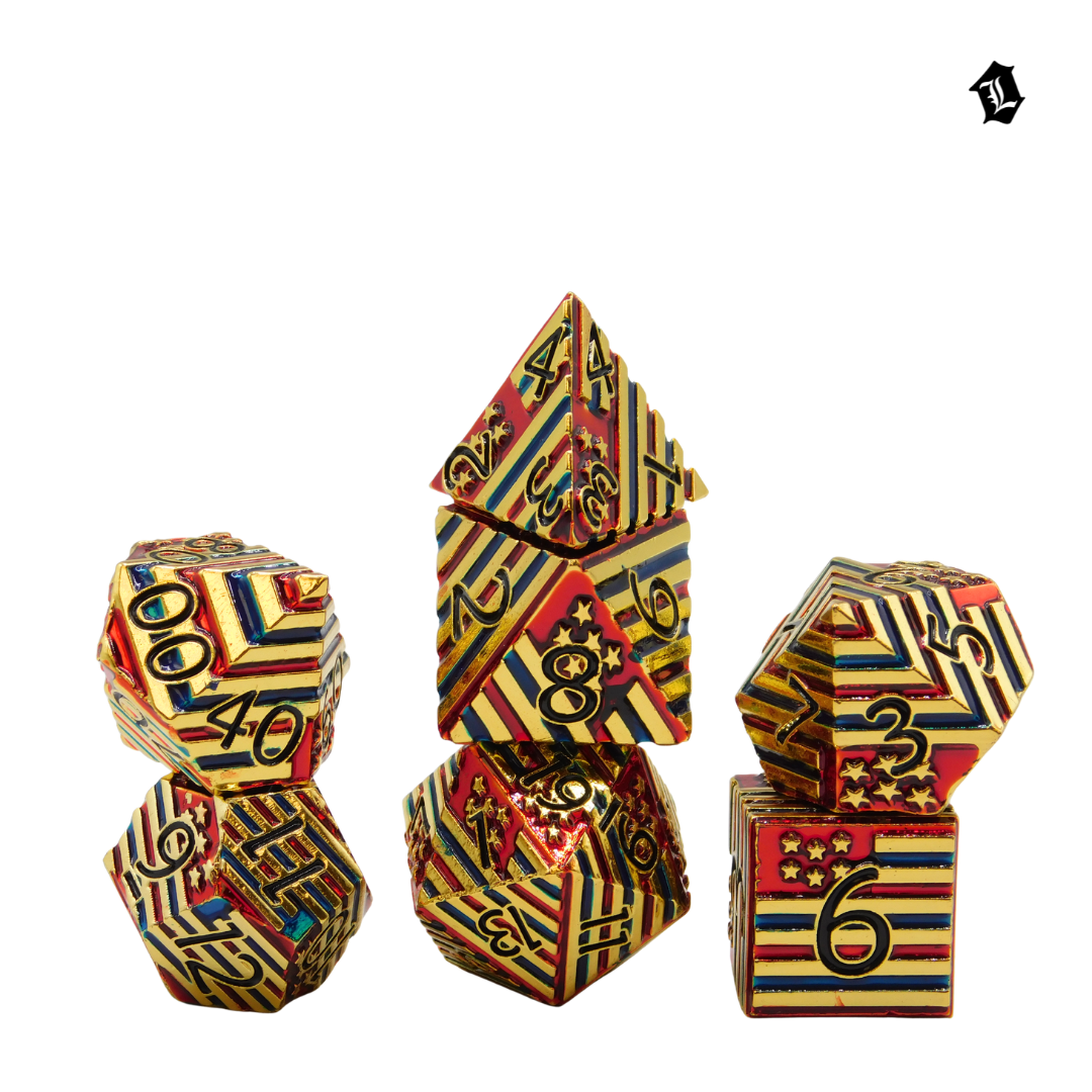 [GRAND TOURNAMENT] 7PC SOLID METAL DICE SET