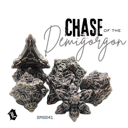 [CHASE OF THE DEMIGORGON] 7PC SOLID METAL DICE SET