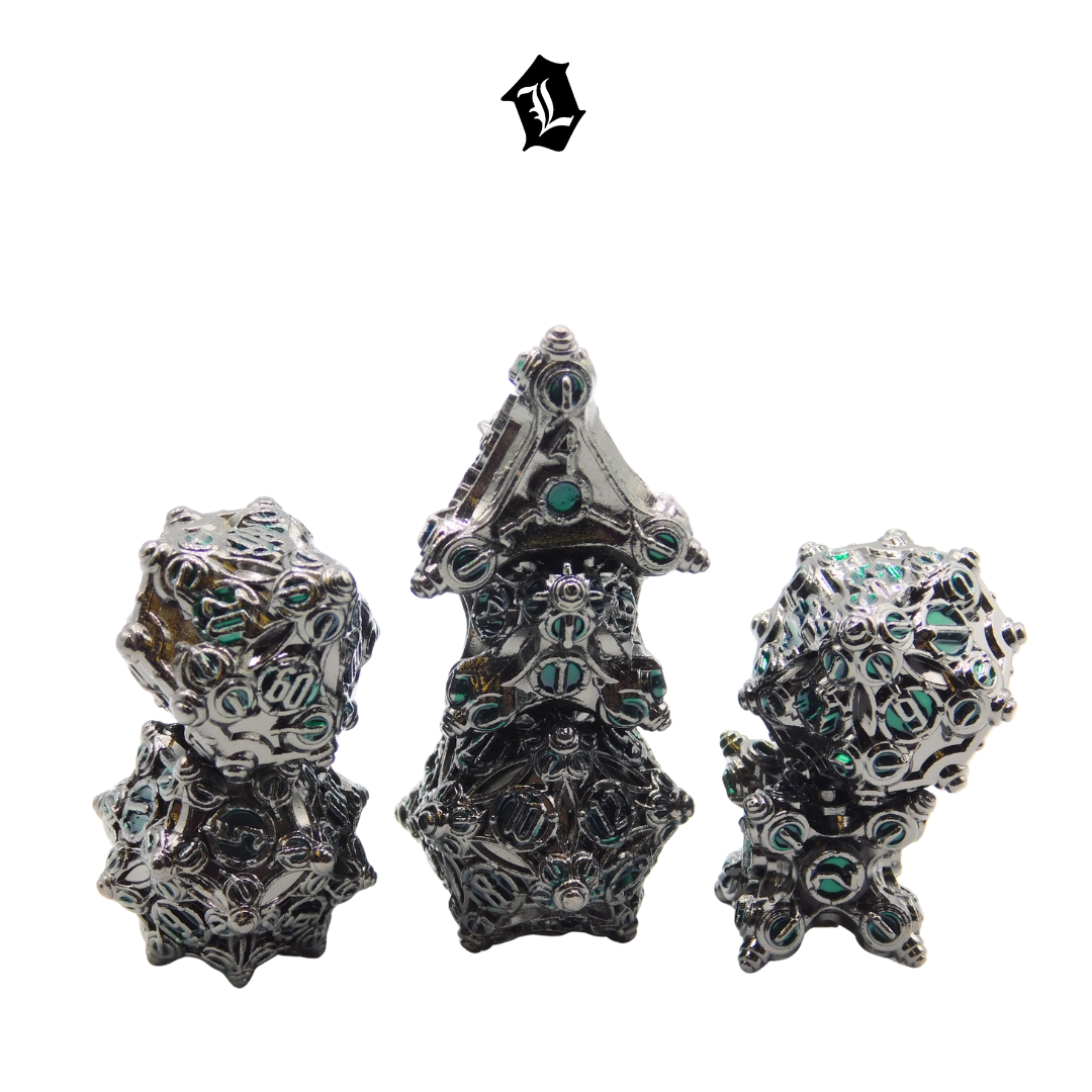 [ACCESS GRANTED] 7PC SOLID METAL DICE SET
