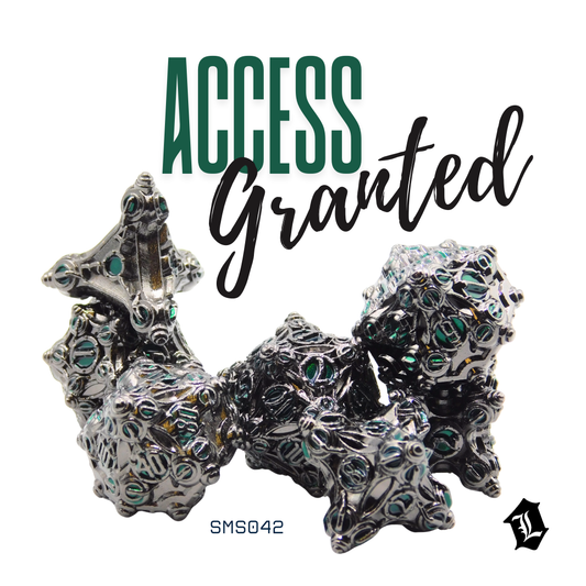 [ACCESS GRANTED] 7PC SOLID METAL DICE SET