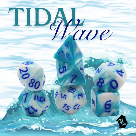 [TIDAL WAVE] ACRYLIC DICE SET