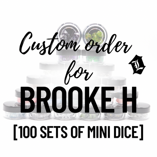 [CUSTOM ORDER FOR BROOKE]