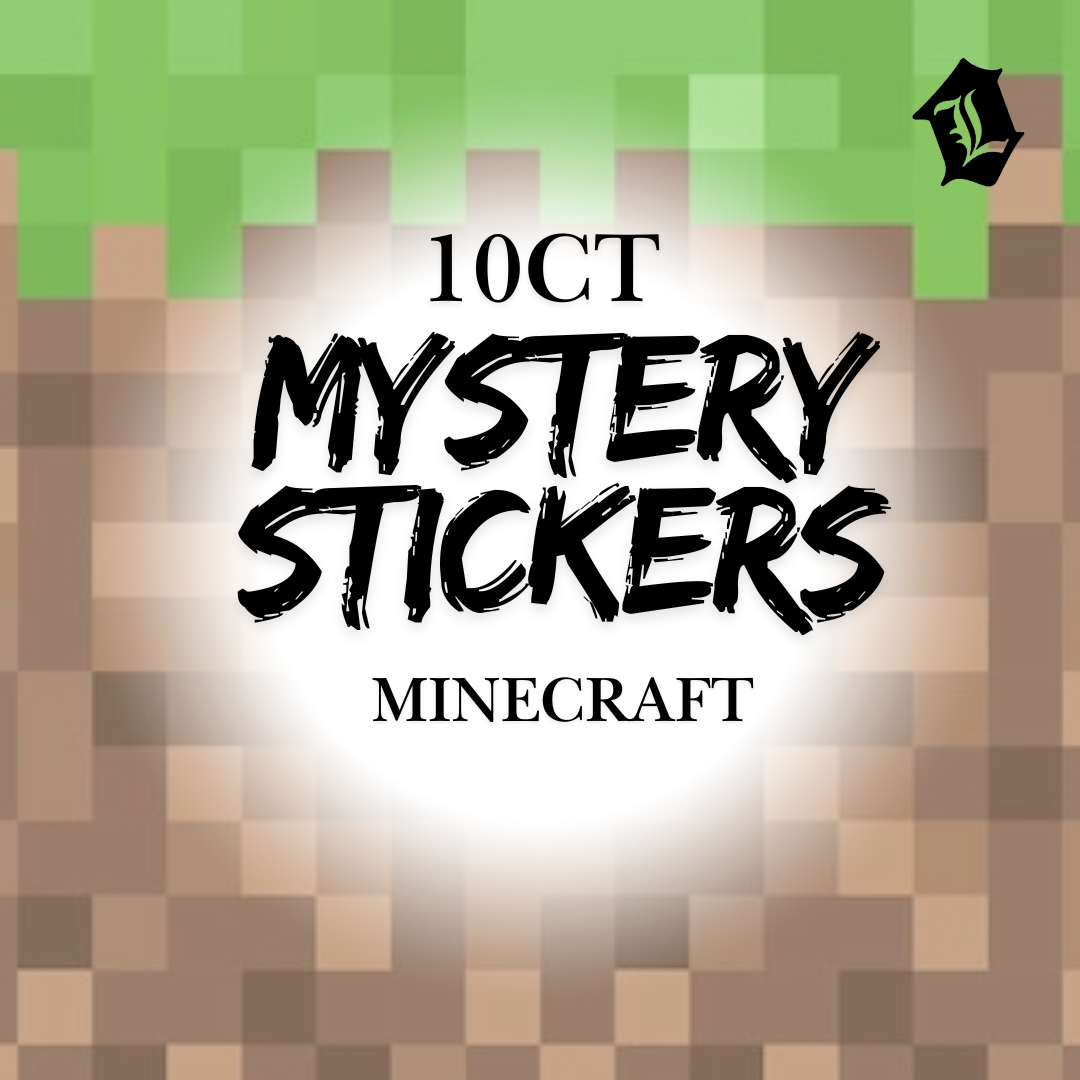MYSTERY THEMED STICKER PACK [10CT] - MINECRAFT