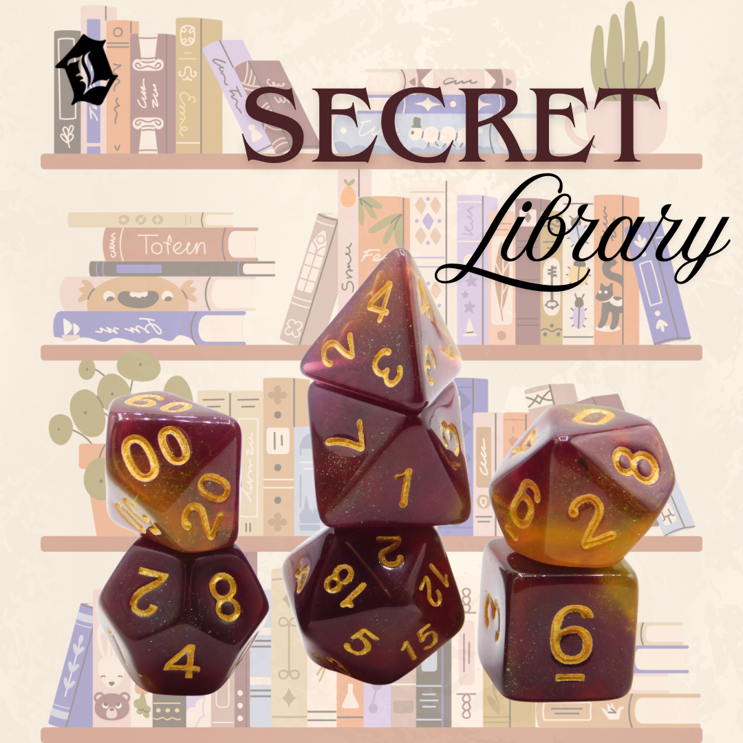 [SECRET LIBRARY] ACRYLIC DICE SET